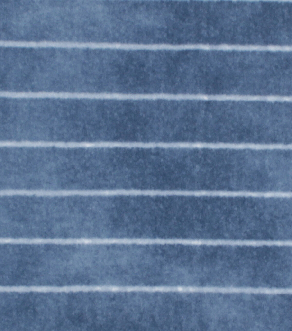 Stripes on Blue Anti Pill Fleece Fabric