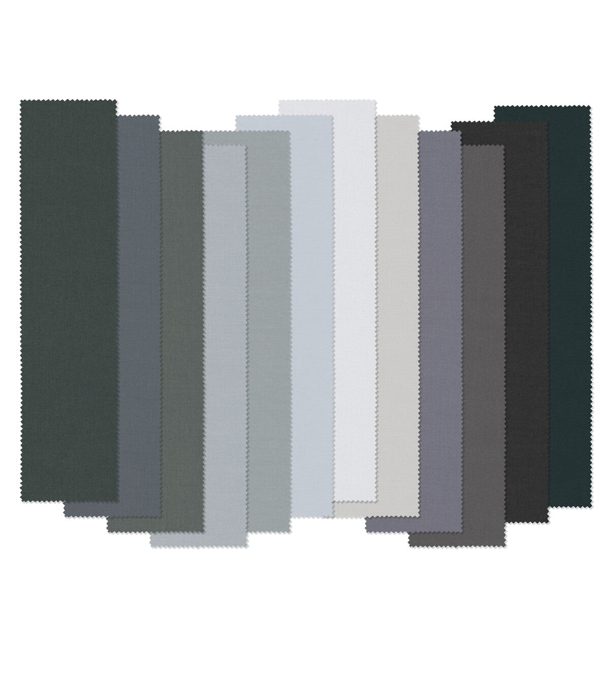 Robert Kaufman Kona Cotton Stormy Skies 40-Piece Cotton Fabric Roll