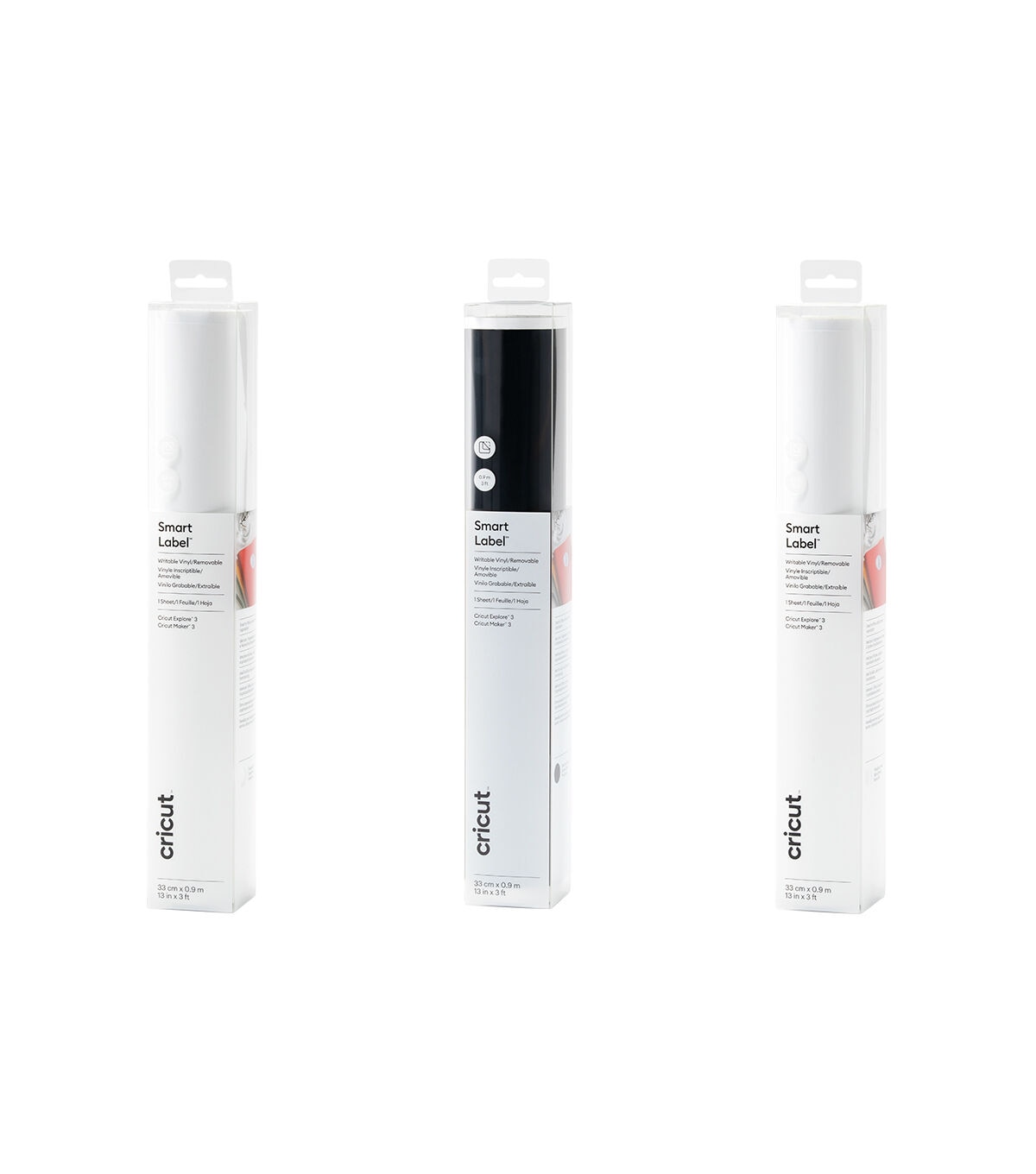 Cricut 13 x 3' Smart Label Removable Writable Vinyl Roll