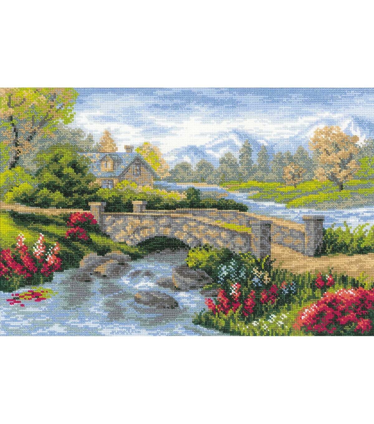 RIOLIS 15 x 10 Summer View Counted Cross Stitch Kit