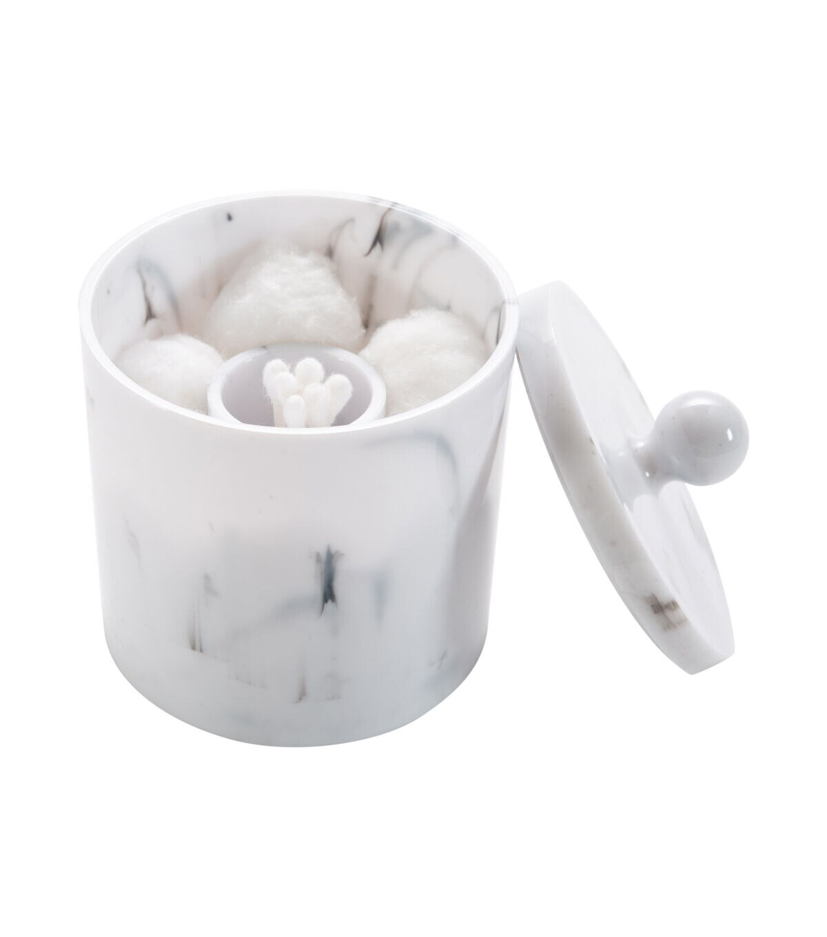 Simplify 4 Marble Q Tip & Cotton Holder