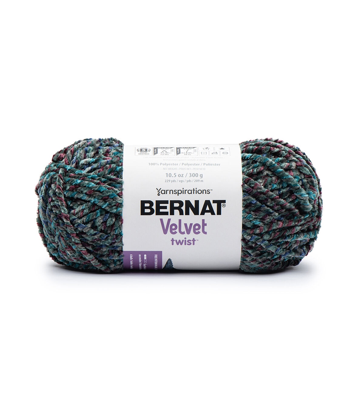 Bernat Velvet Twist 229yds Bulky Polyester Yarn