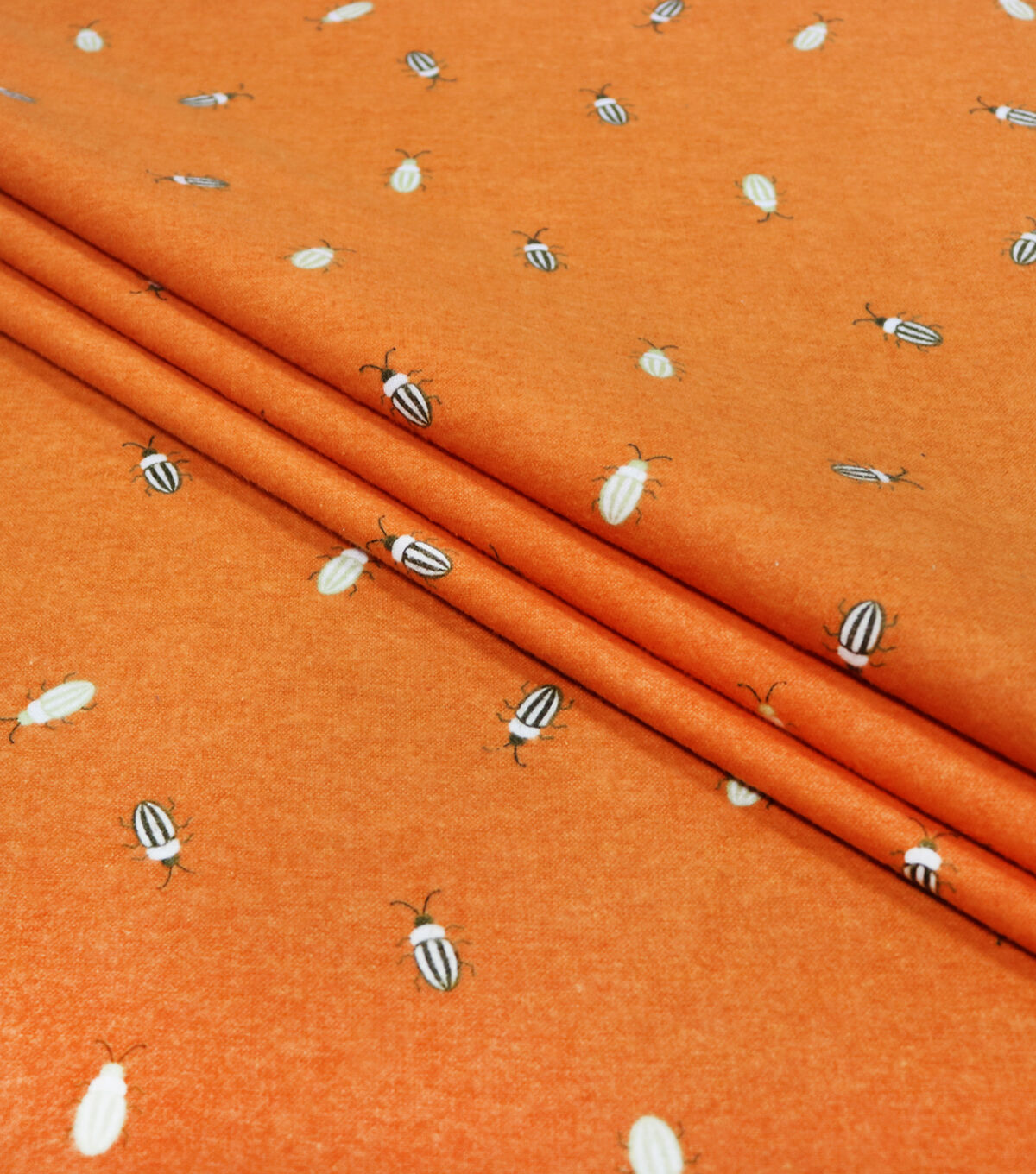 POP! Bugs On Peach Super Snuggle Flannel Fabric