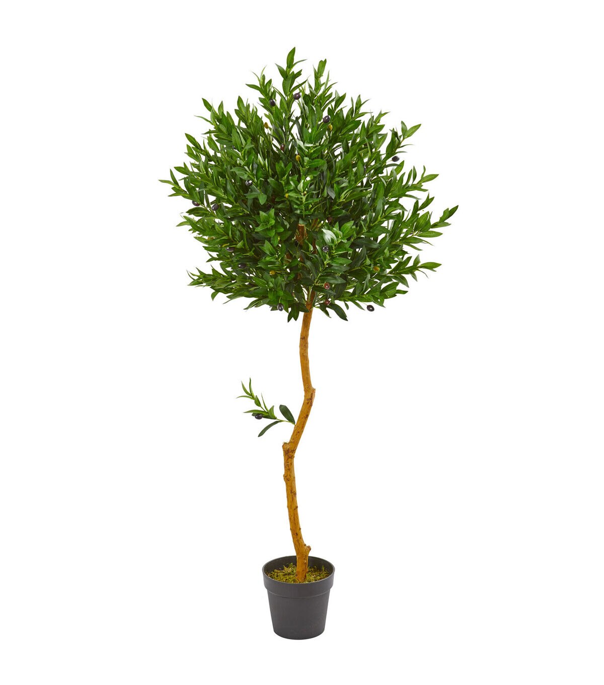 Nearly Natural 58 UV Resistant Olive Topiary Artificial Tree