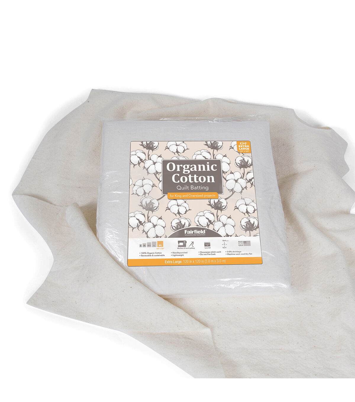 Fairfield Premium Organic Cotton Batting King