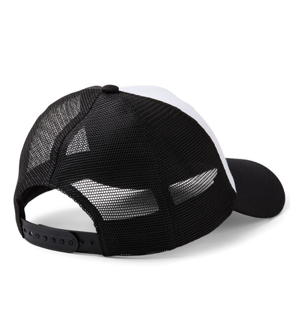 Cricut Black & White Polyester Trucker Hat With Mesh Back