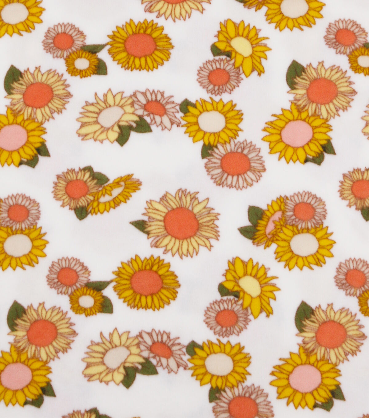 POP! Sunflowers Lightweight Fleece Fabric