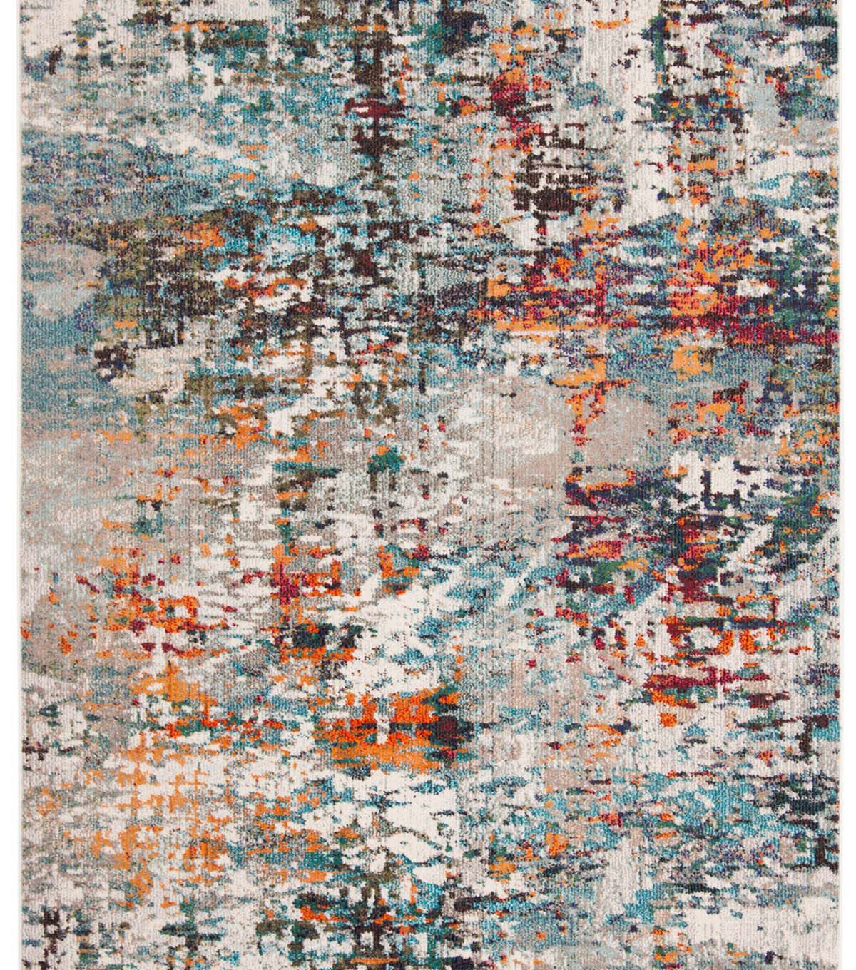 Safavieh Madison 471 Grey / Blue 3' X 5' Sm. Rectangle