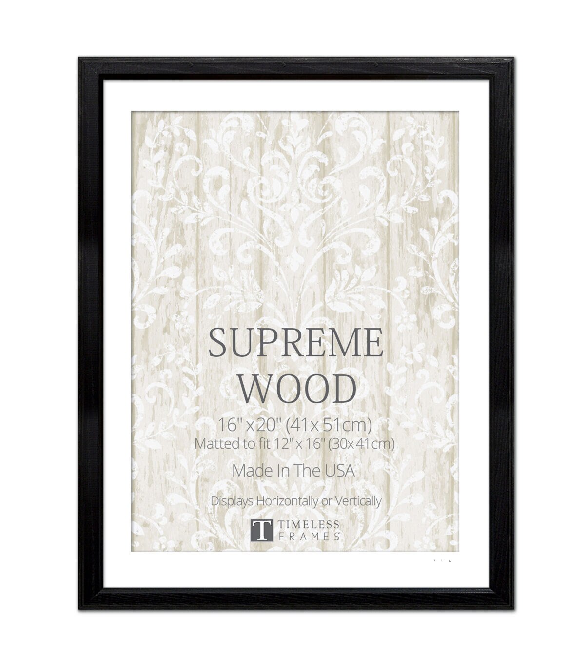 Timeless Frames 16x20 Supreme Woods Matted to 12x16