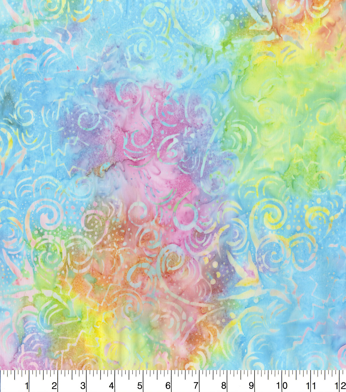 Hi Fashion Bright Geo Patterns Batik Cotton Fabric