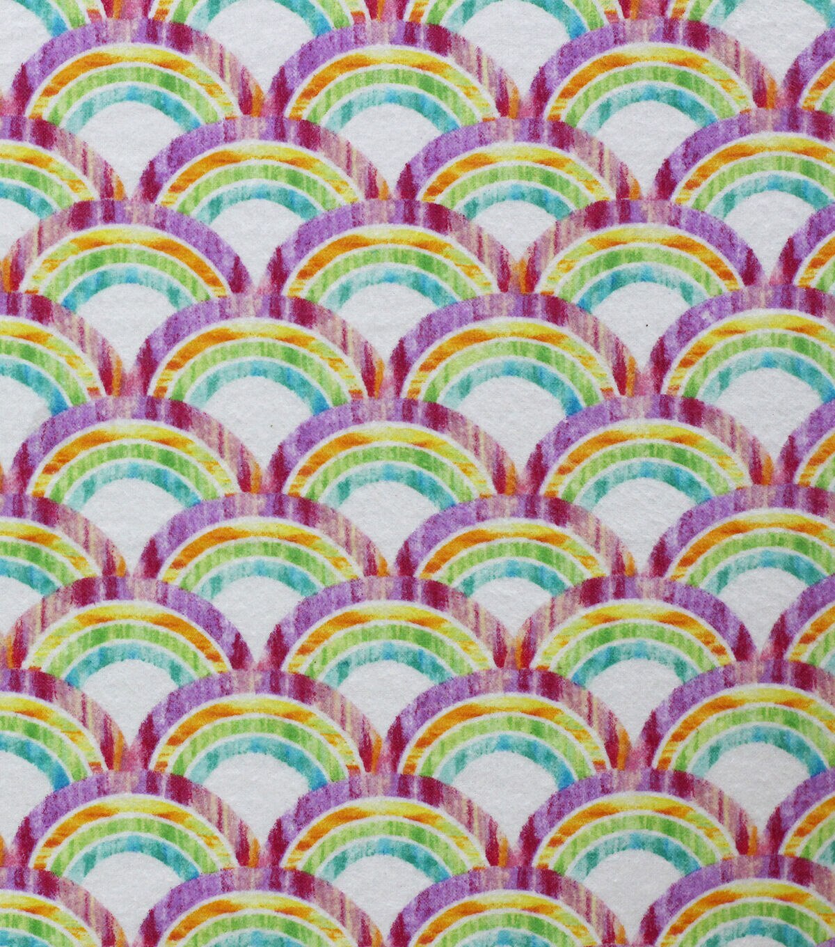 Rainbow Super Snuggle Flannel Fabric