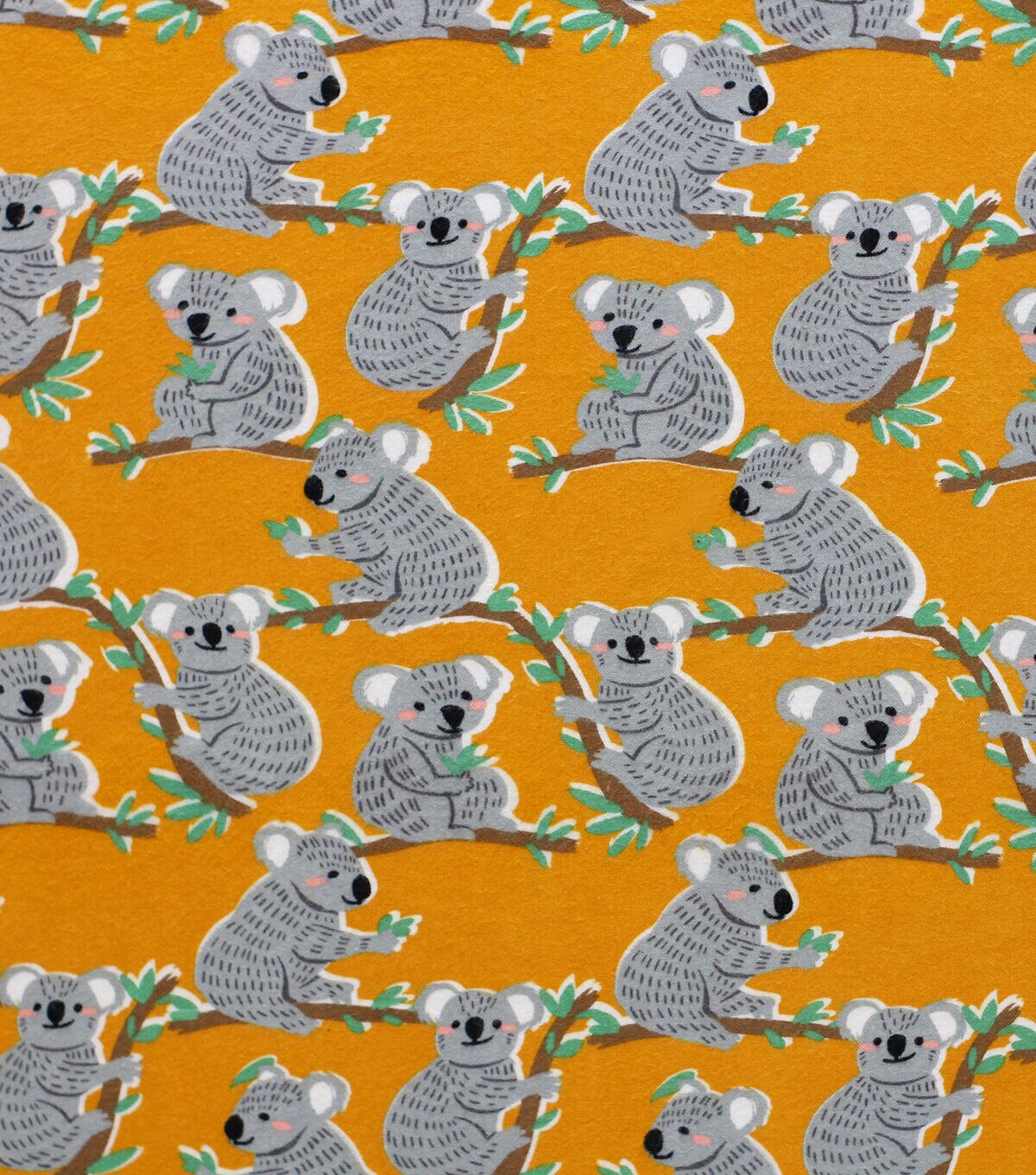 Kind Koala Super Snuggle Flannel Fabric