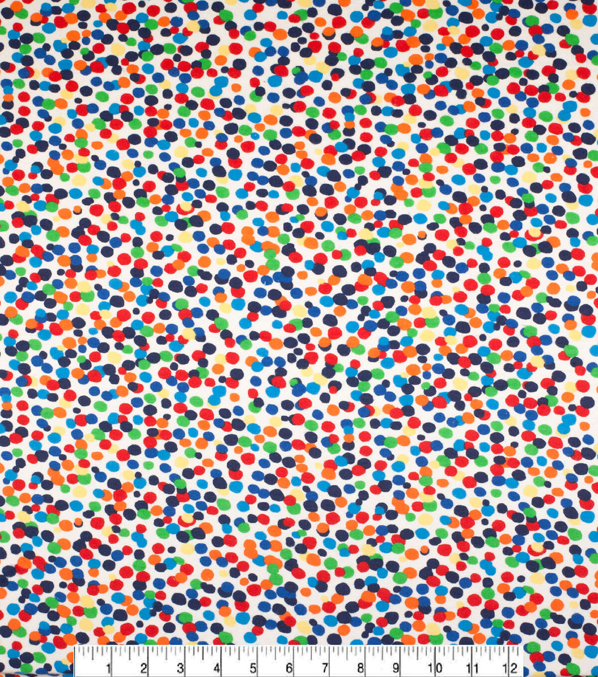 Multi Geo Dots Super Snuggle Flannel Fabric