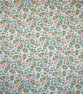 Florida Cotton Fabric State Flower