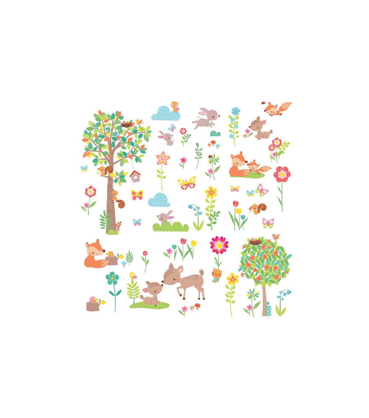 RoomMates Wall Decals Woodland Creatures