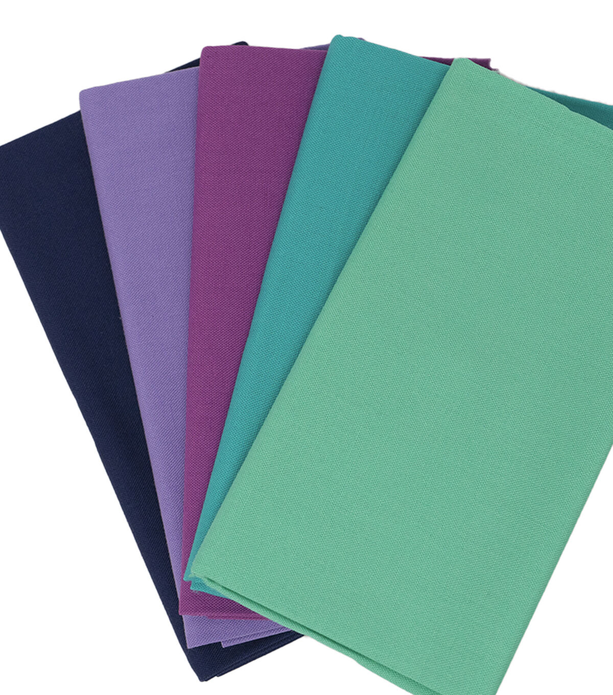 SINGER 18 x 21 Peacock Solid Fabric Quarter Bundle 5pc