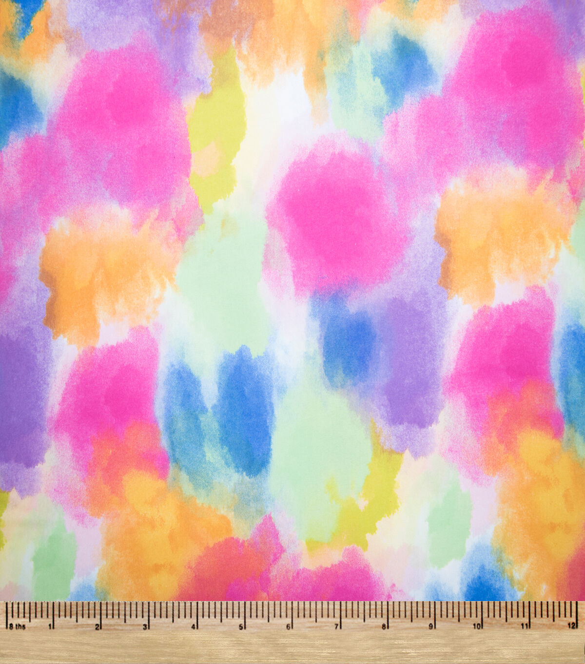Super Snuggle Multi Color Jelly Tie Dye Flannel Fabric