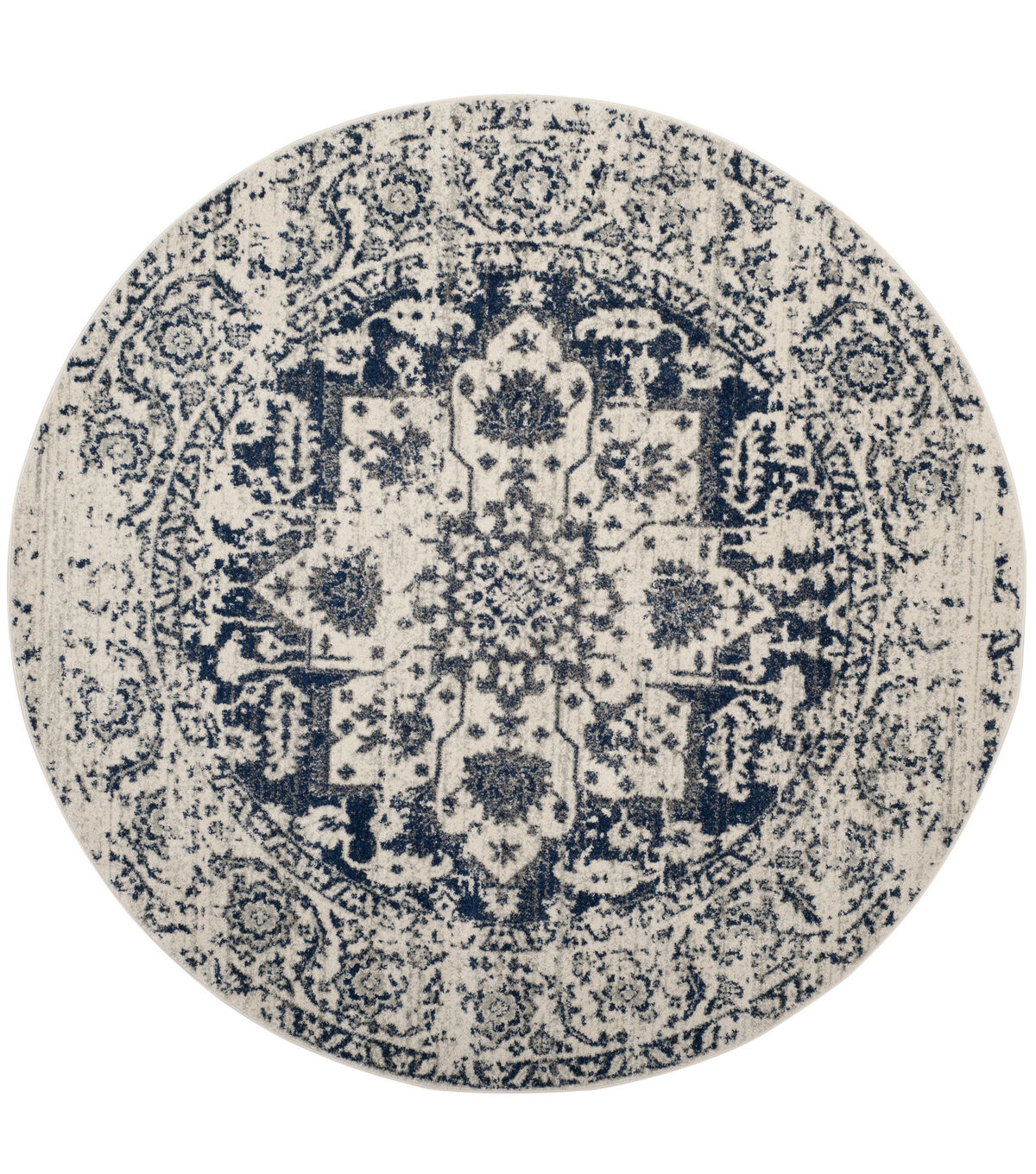 Safavieh Madison 603 Cream / Navy 6'7 X 6'7 Round