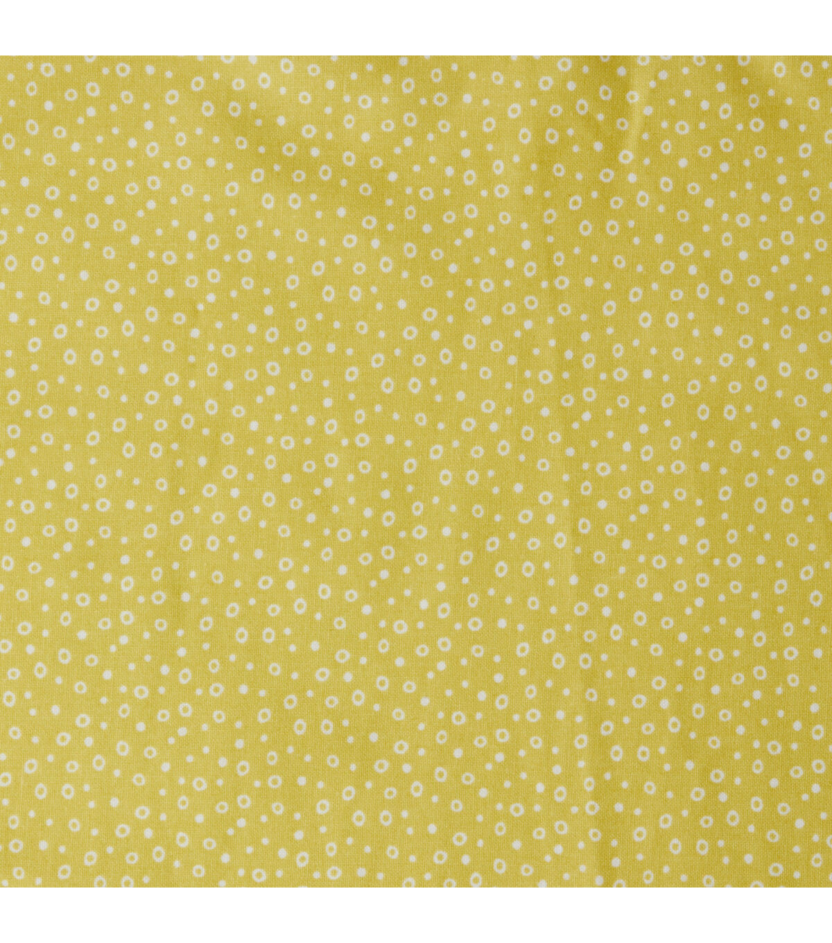 Scattered Dots on Yellow Quilt Cotton Fabric by Keepsake Calico