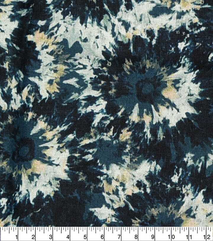 Blue Tie Dye Quilt Cotton Fabric by Keepsake Calico
