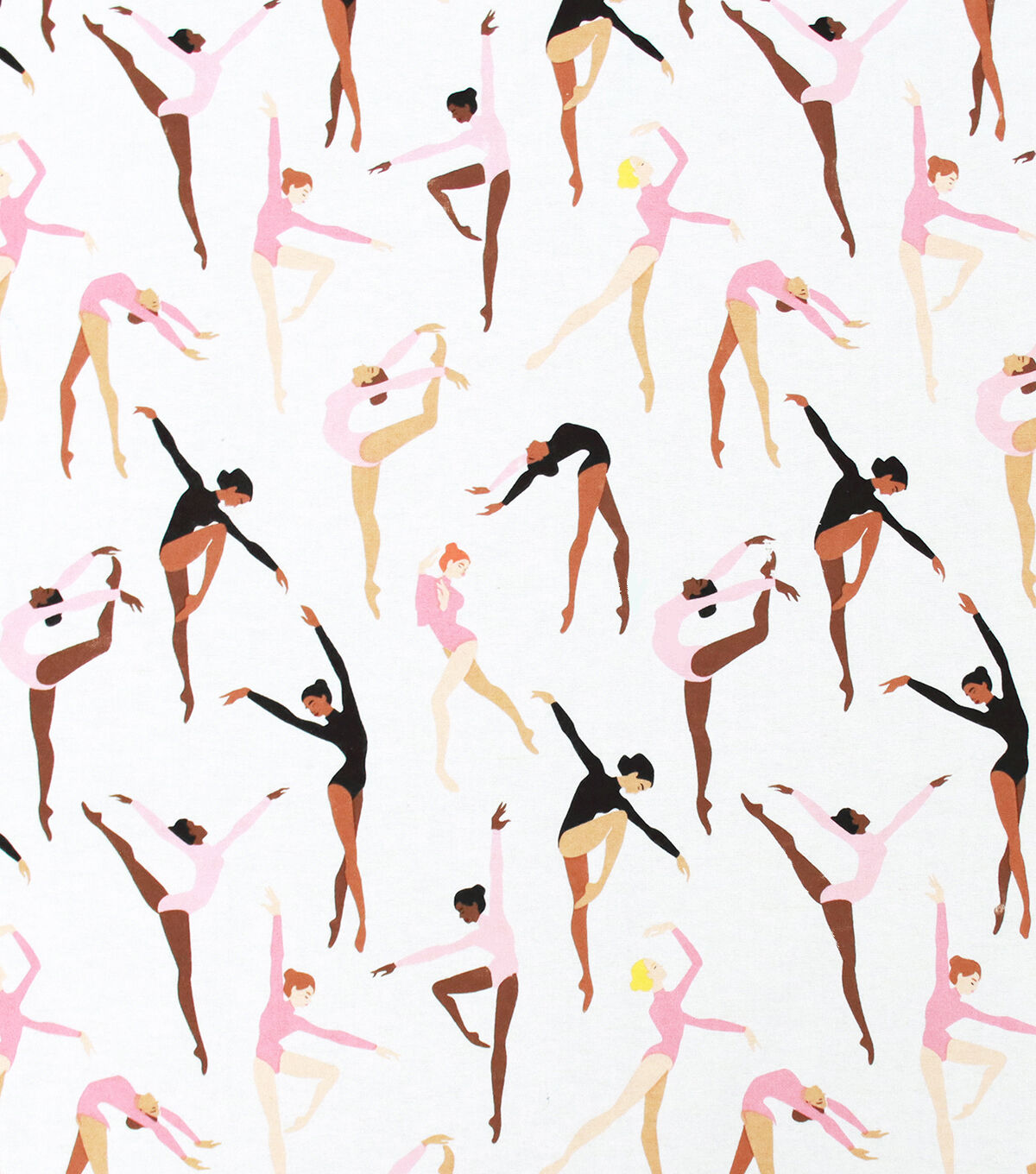 Ballerinas Super Snuggle Flannel Fabric