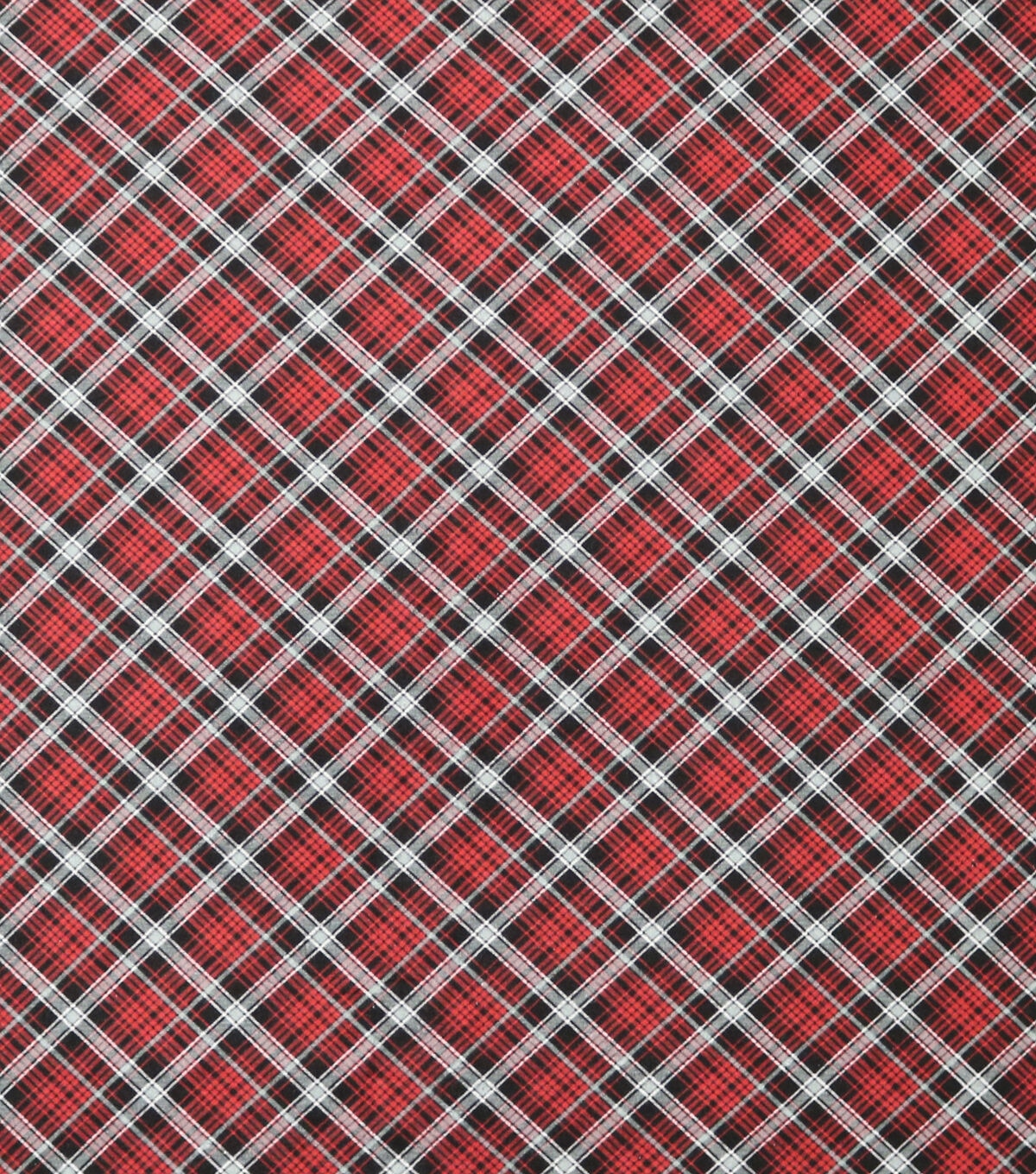 Kate Red & Black Plaid Super Snuggle Flannel Fabric