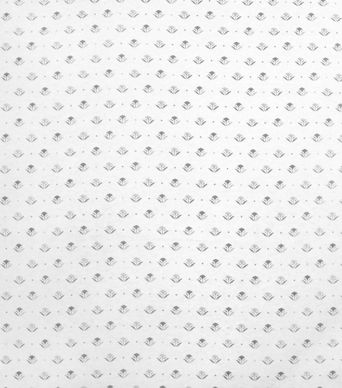 Stamped Floral Blue Super Snuggle Cotton Fabric