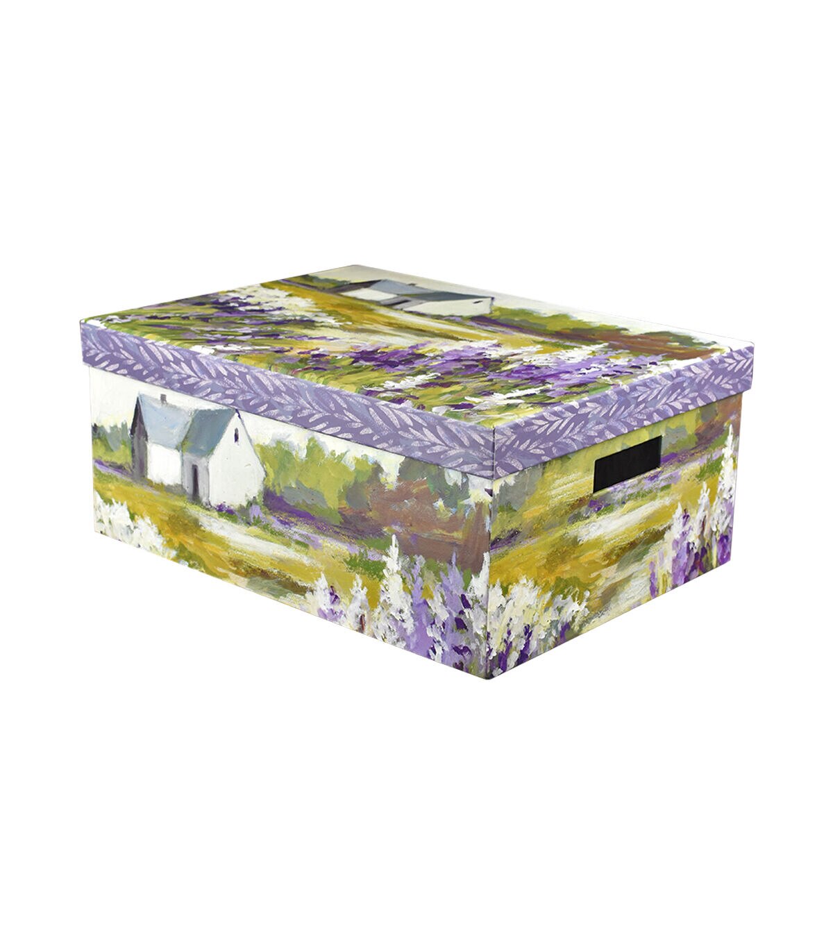 15 Meadowbrook Rectangle Box With Cutout Handles by Place & Time