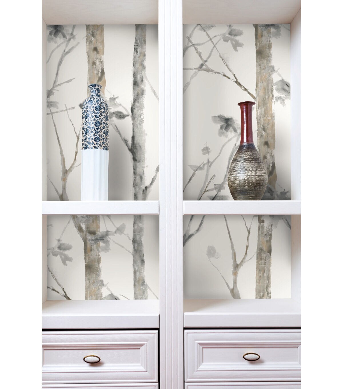 RoomMates Wallpaper Birch Trees