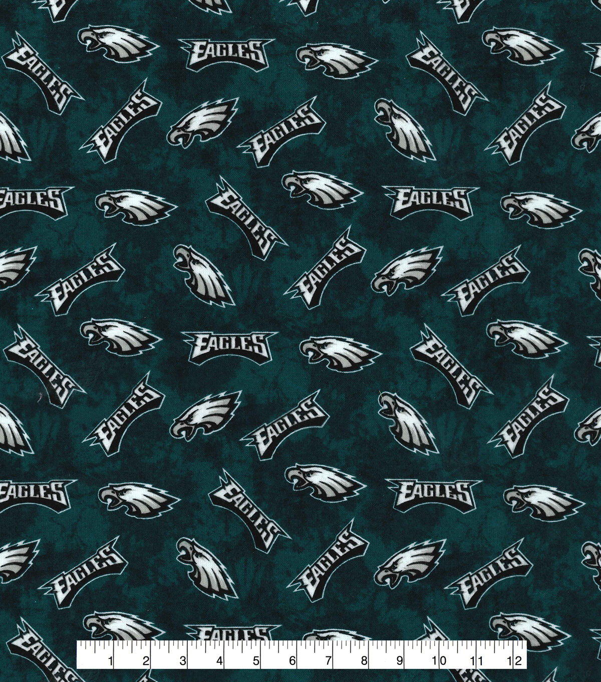 Fabric Traditions NFL Philadelphia Eagles Tie Dye Flannel