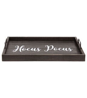 All The Rages Decorative Hocus Pocus Wood Serving Tray 15.50 x 12
