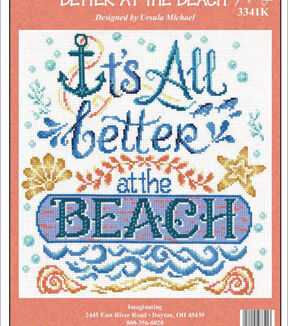 Imaginating 10 Life is Better at the Beach Counted Cross Stitch Kit