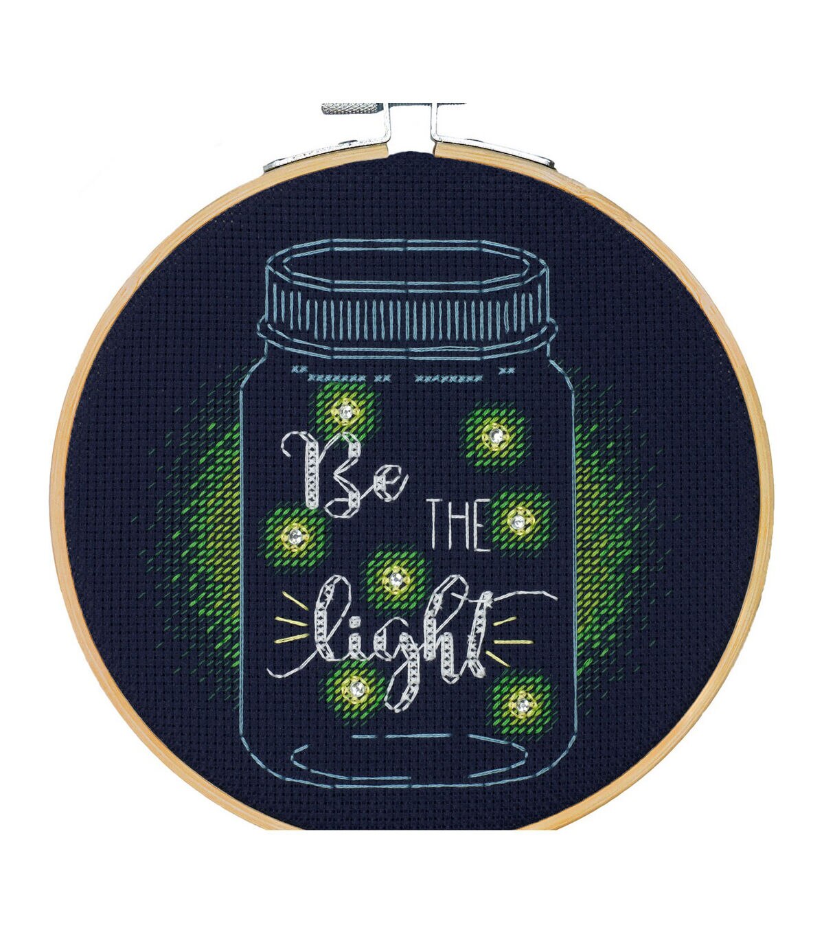 Dimensions 6 Be the Light Counted Cross Stitch Kit With Hoop