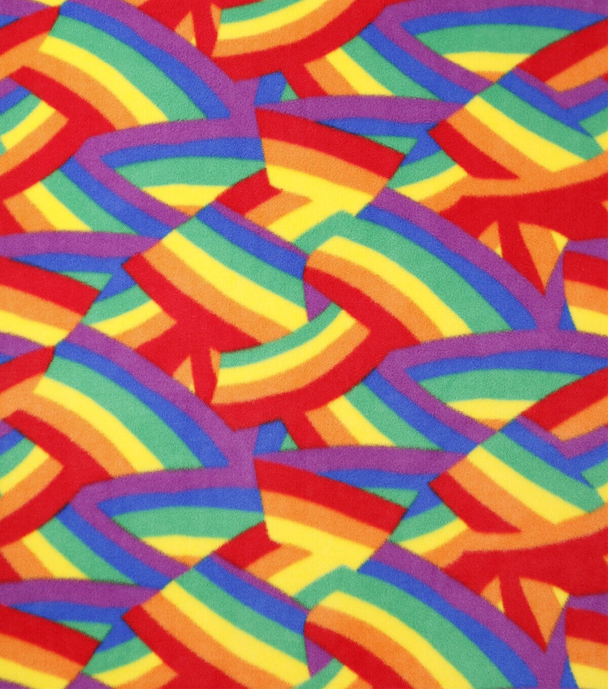Pride Rainbows Anti Pill Fleece Fabric