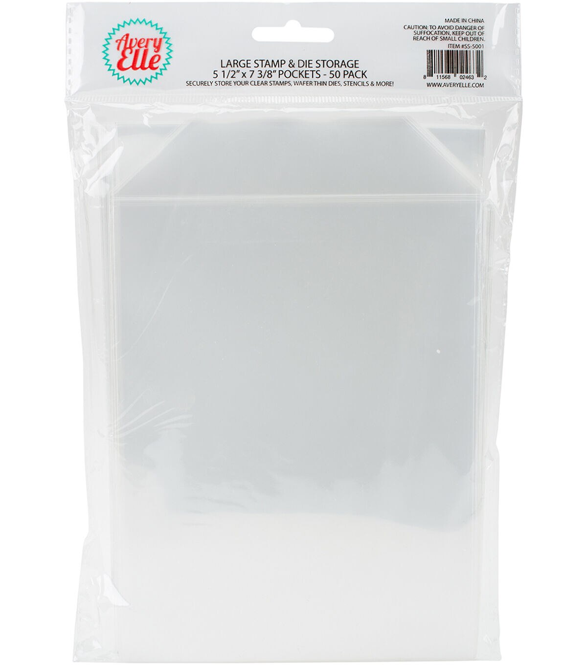 Avery Elle 5.5 x 7 Stamp & Die Storage Pockets 50pk