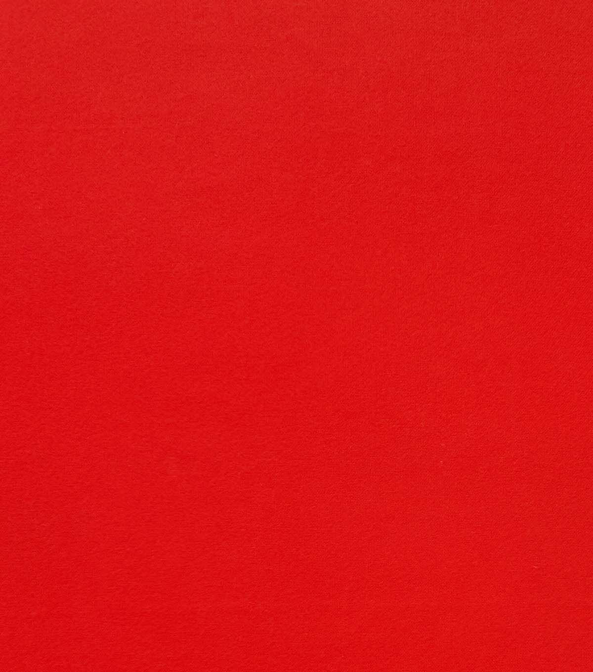 Heathered Red Solid Luxe Flannel Fabric