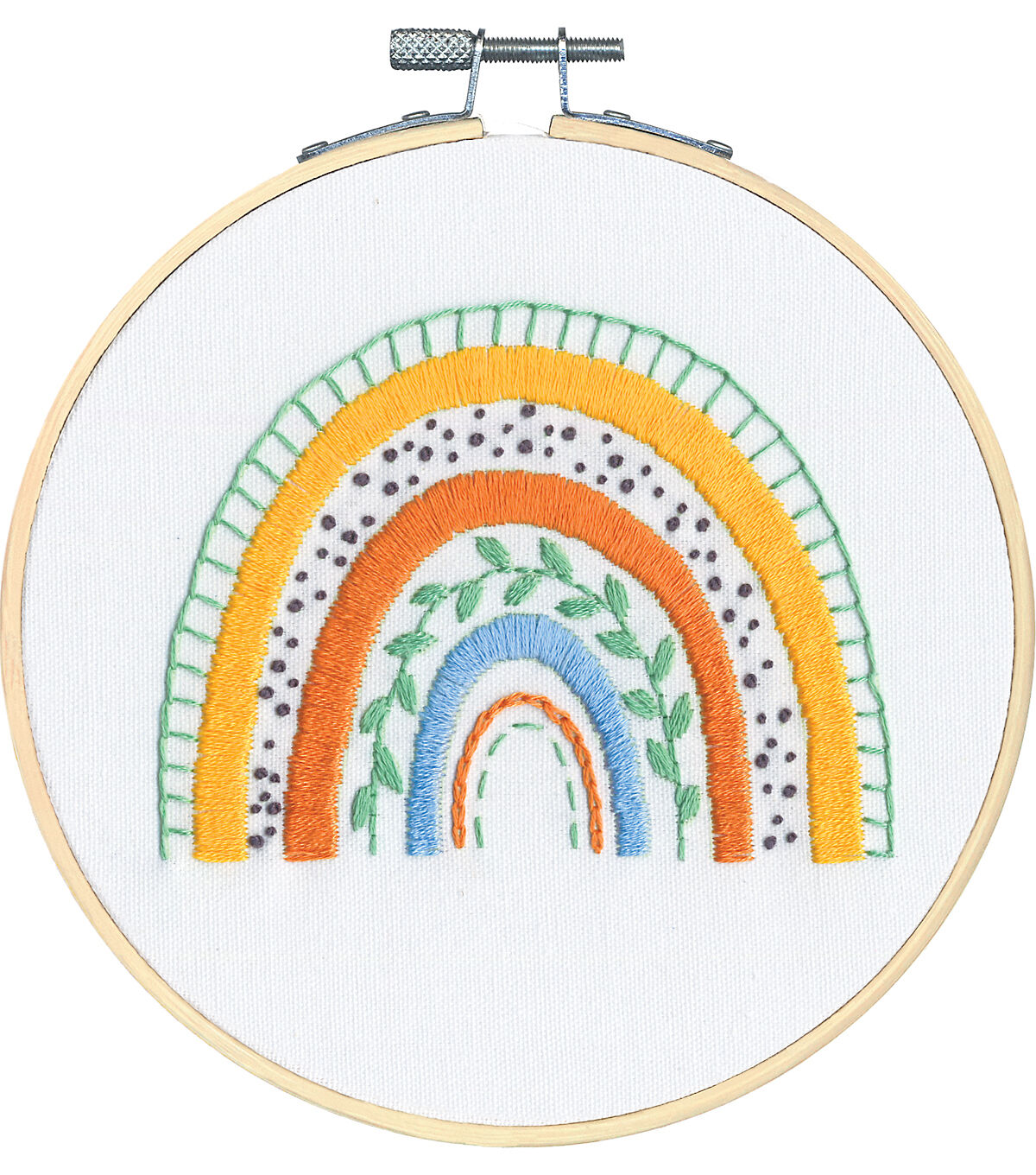 Dimensions Rainbow Embroidery Kit 6' Hoop