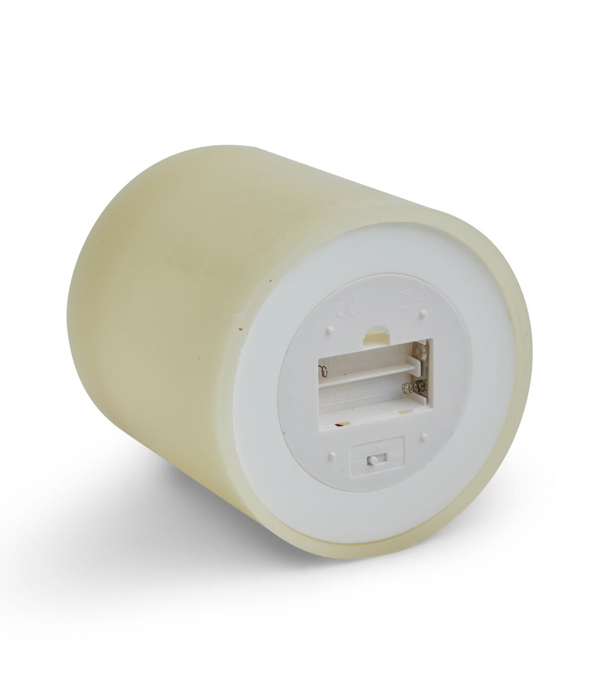 6 x 6 LED Cream Smooth Wax Pillar Candle by Hudson 43