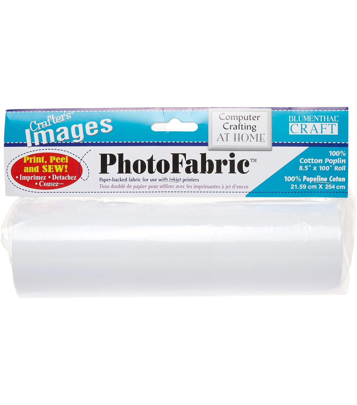 Blumenthal Craft 8.5 x 100 Photo Fabric Cotton Poplin Roll