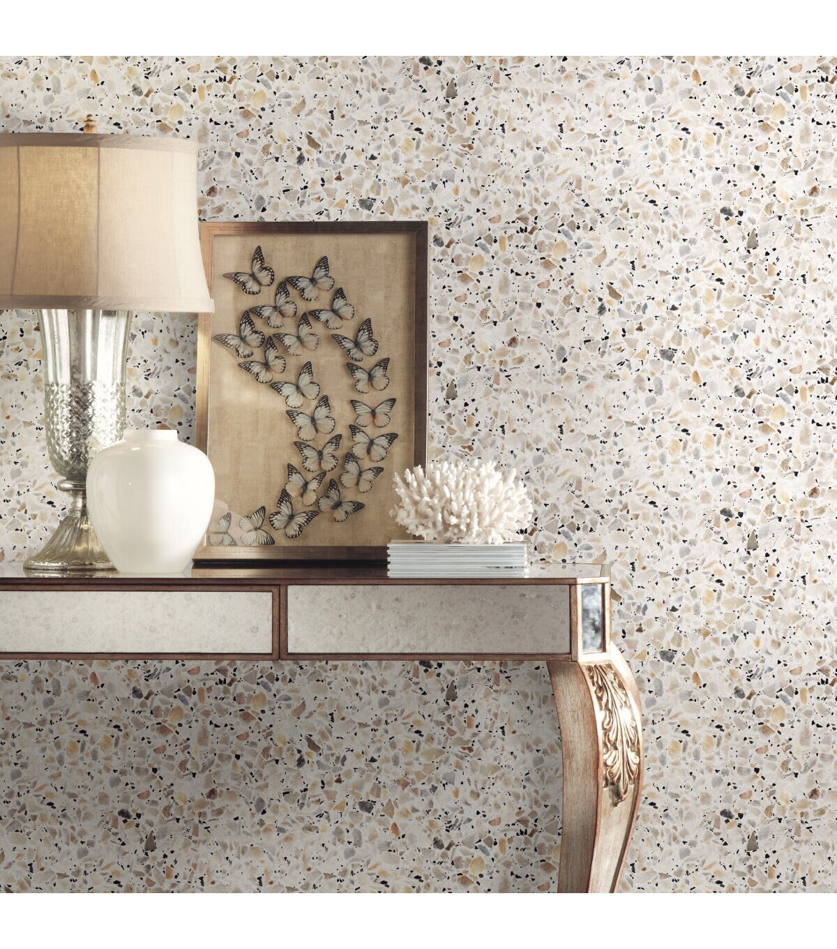 RoomMates Wallpaper Multi Colored Terrazzo