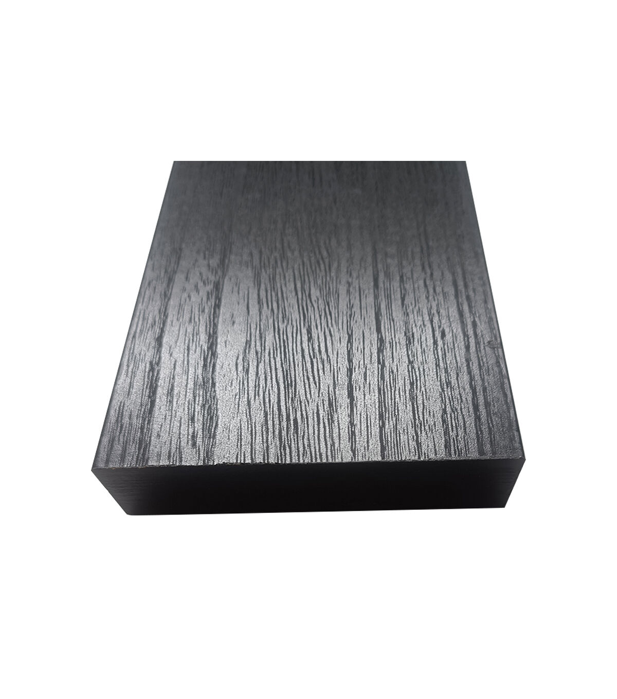 3pc Black Picture Frame Wall Shelf Set by Place & Time