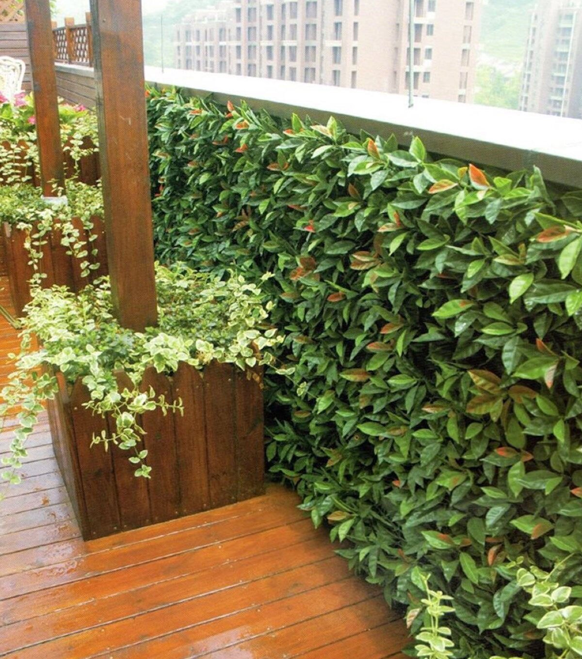 Greensmart Dekor 20 Artificial Laurel Style Plant Wall Panels 4pk