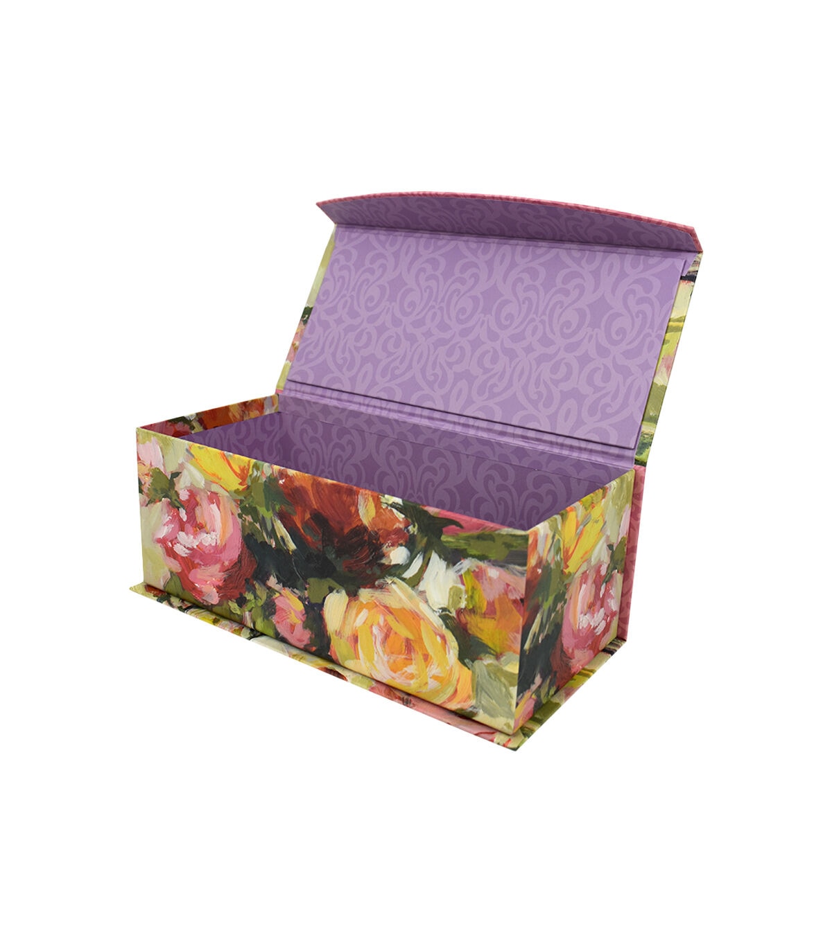 11.5 Gallery Floral Fliptop Box