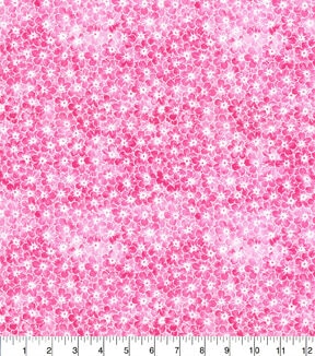 Pink Sundrenched Floral Cotton Fabric by Keepsake Calico
