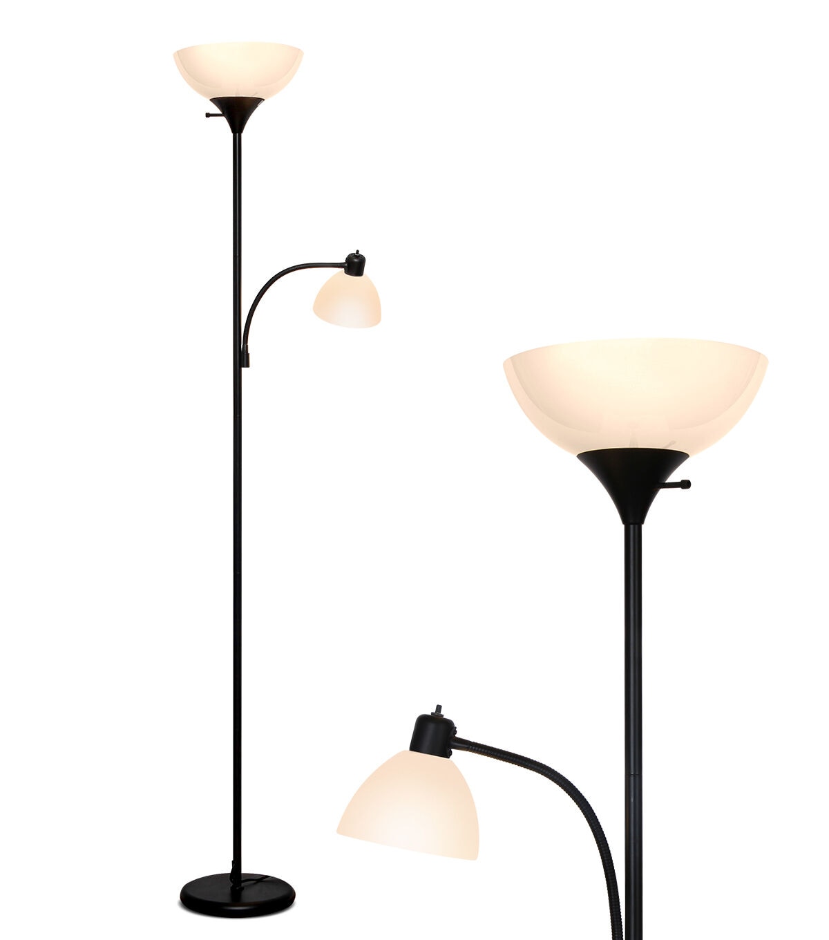 Brightech Sky Dome Plus LED Floor Lamp - Black