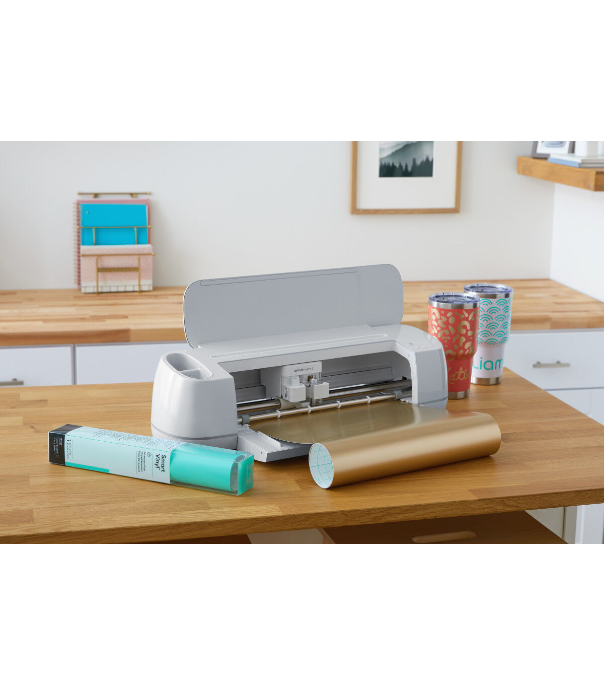 Cricut 13 x 3' Champagne Matte Metallic Permanent Smart Vinyl Roll