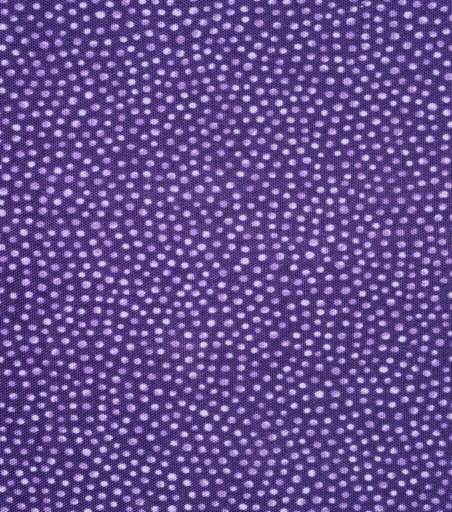 Maeve Dots on Dark Purple Quilt Cotton Fabric by Keepsake Calico