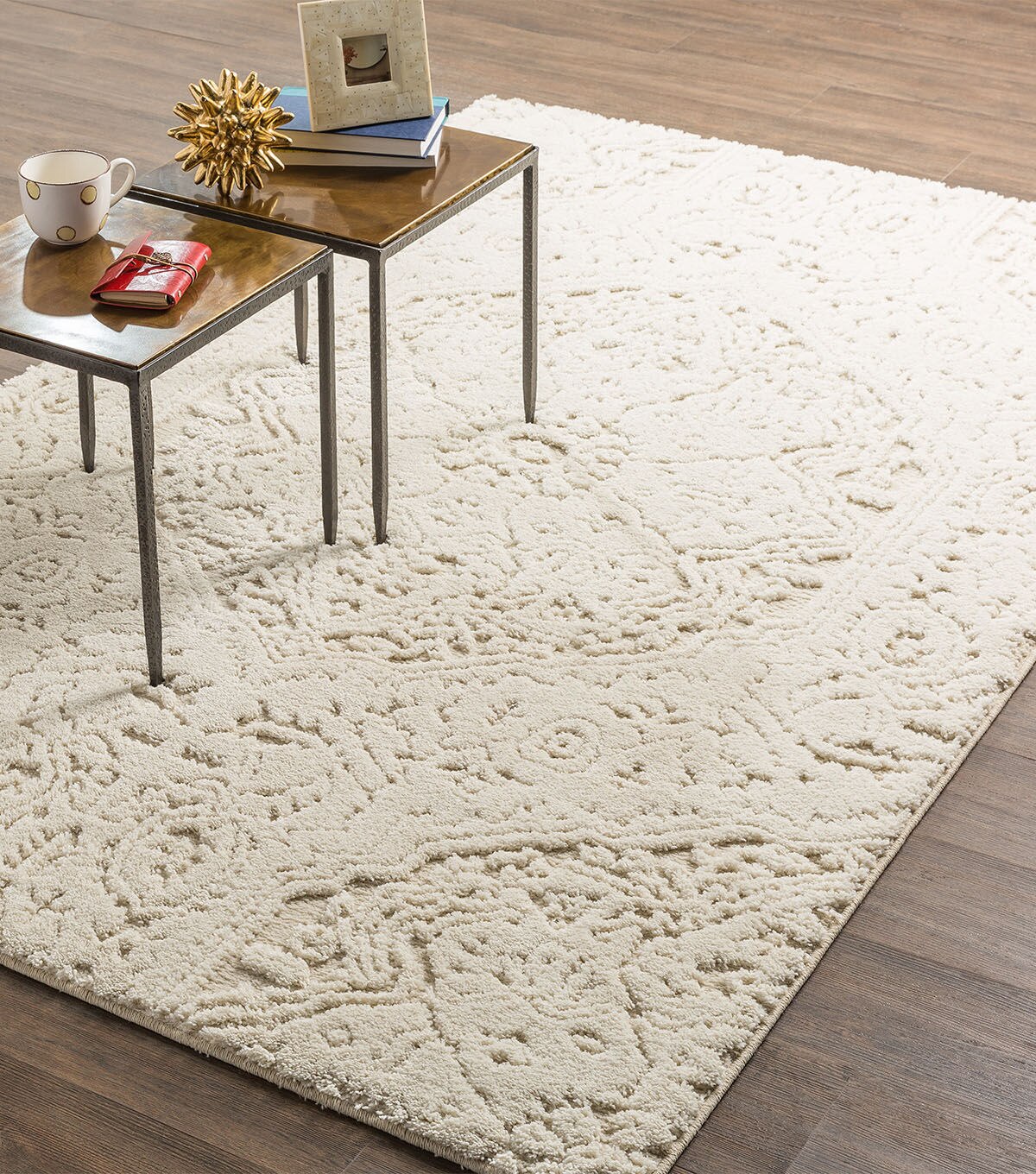 Francesca Area Rug Cream 3' X 5'