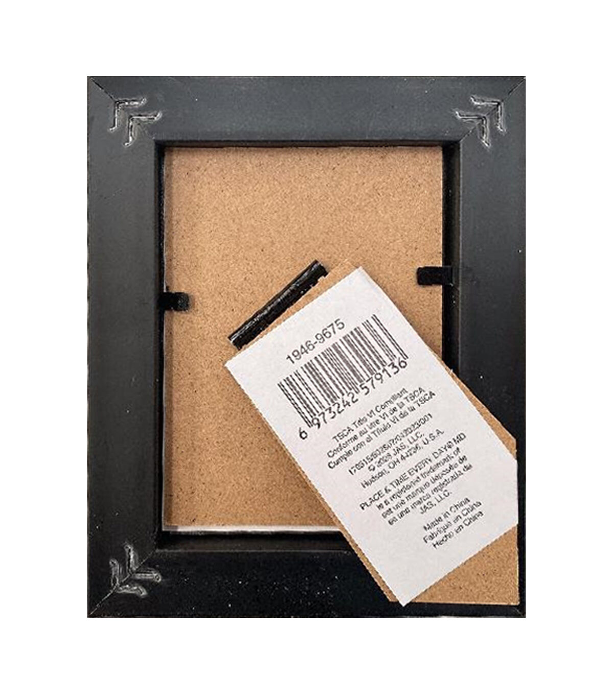 2.5 x 3.5 Brass Textured Tabletop Picture Frame by Place & Time