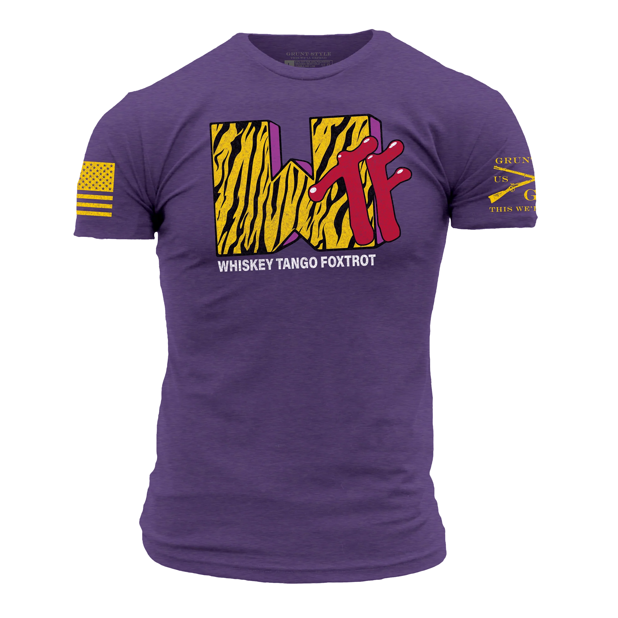 WTF Television T-Shirt - Purple Rush